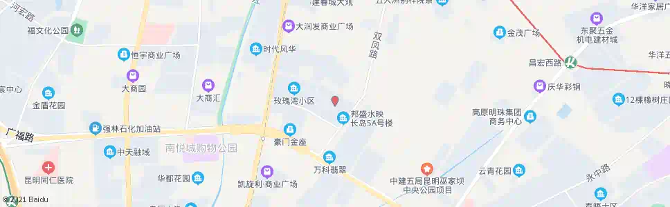 昆明同德星河嘉园小区_公交站地图_昆明公交_妙搜公交查询2025
