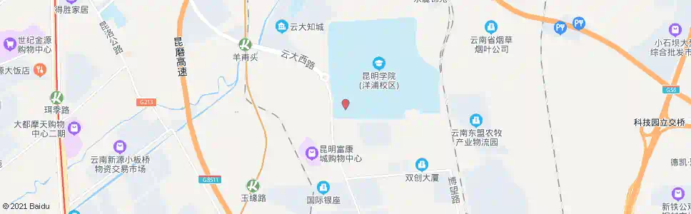 昆明学生会堂_公交站地图_昆明公交_妙搜公交查询2025