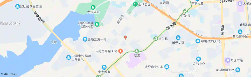 昆明和清村_公交站地图_昆明公交_妙搜公交查询2025