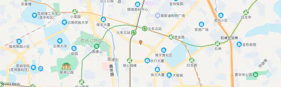 昆明环城北路_公交站地图_昆明公交_妙搜公交查询2025