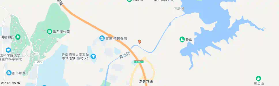昆明中坝村口_公交站地图_昆明公交_妙搜公交查询2025