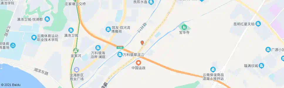 昆明六甲村口_公交站地图_昆明公交_妙搜公交查询2025