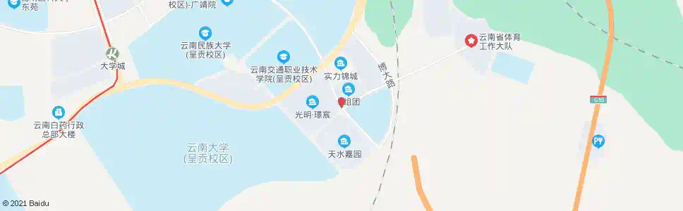 昆明学苑路万青路口_公交站地图_昆明公交_妙搜公交查询2025
