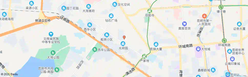 昆明刘家营_公交站地图_昆明公交_妙搜公交查询2025