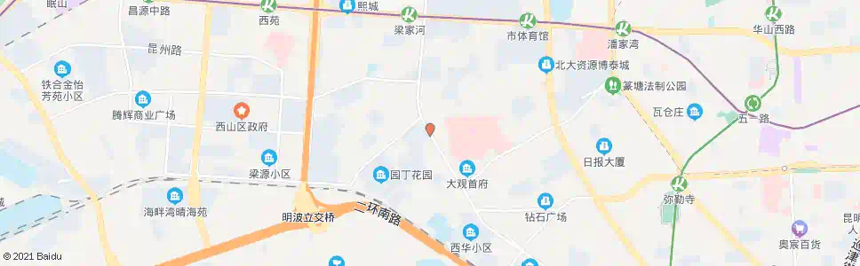 昆明丹霞路口_公交站地图_昆明公交_妙搜公交查询2025