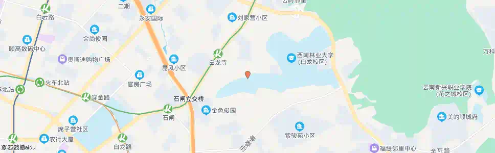 昆明西南林业大学(南院路)_公交站地图_昆明公交_妙搜公交查询2025