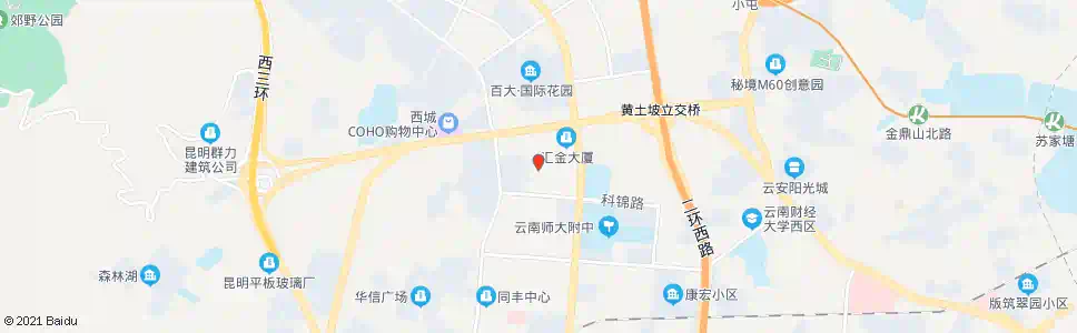 昆明澳霖公寓_公交站地图_昆明公交_妙搜公交查询2025