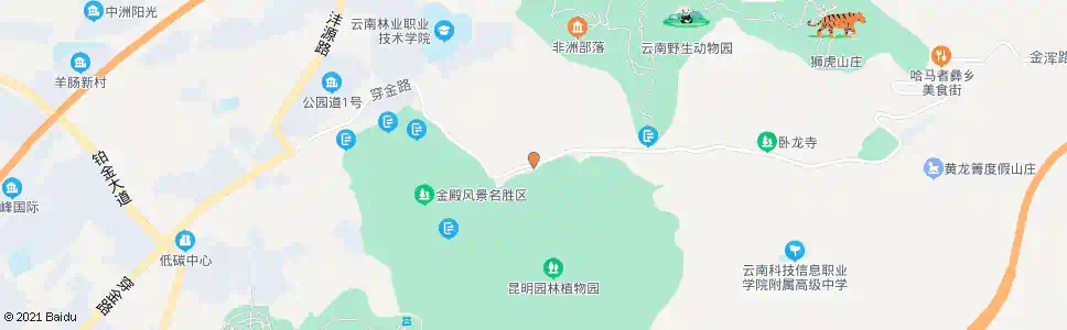 昆明金水湾_公交站地图_昆明公交_妙搜公交查询2025