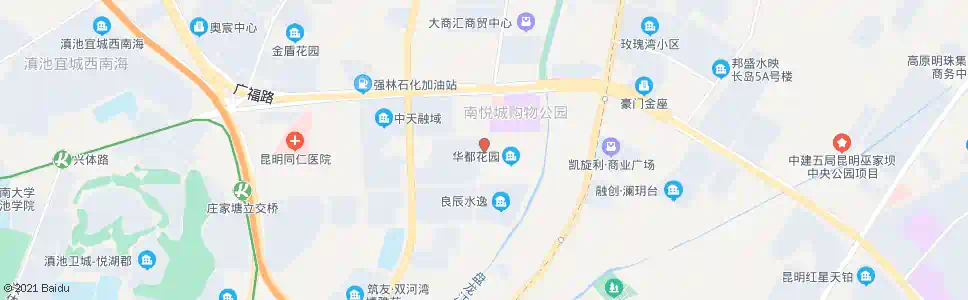 昆明华都小区_公交站地图_昆明公交_妙搜公交查询2025