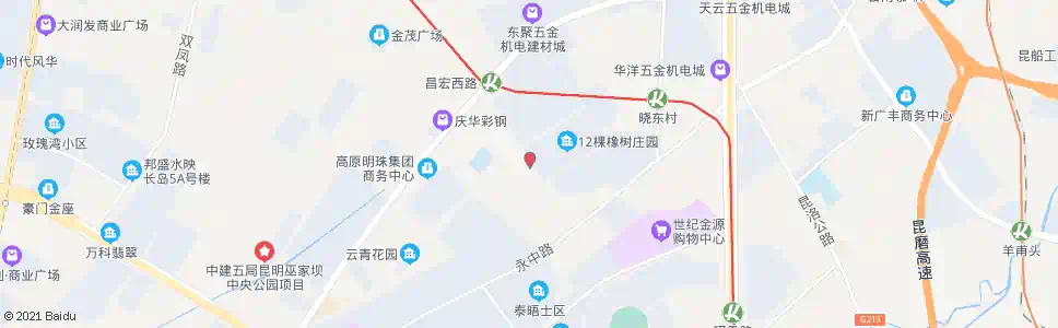 昆明东聚路_公交站地图_昆明公交_妙搜公交查询2025