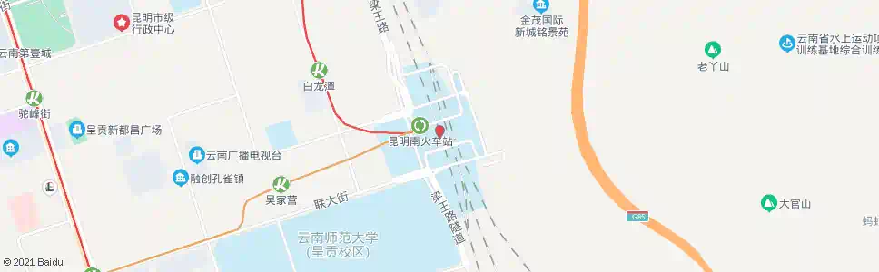 昆明云南一汽(昆明市输送机械厂)_公交站地图_昆明公交_妙搜公交查询2025