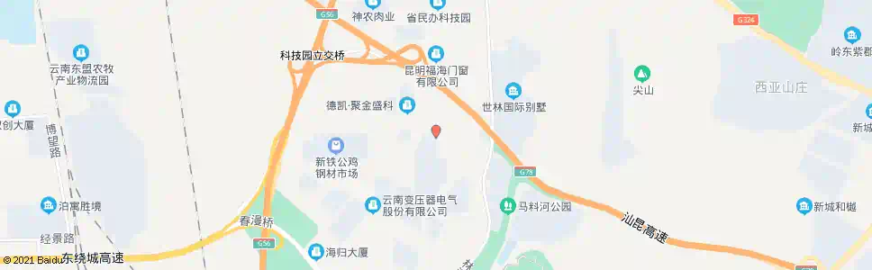 昆明高坡铸造厂_公交站地图_昆明公交_妙搜公交查询2025