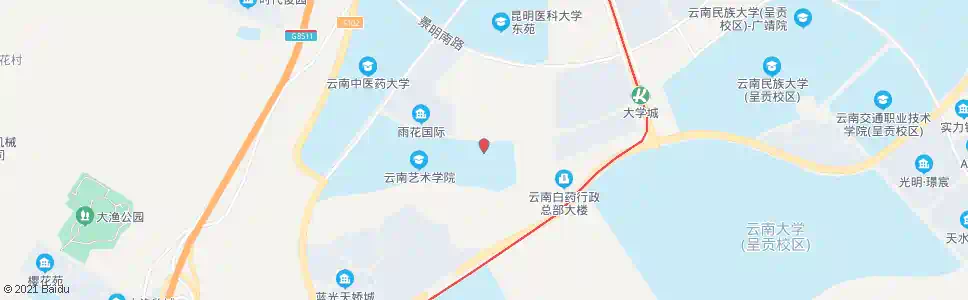 昆明云艺3号门_公交站地图_昆明公交_妙搜公交查询2025