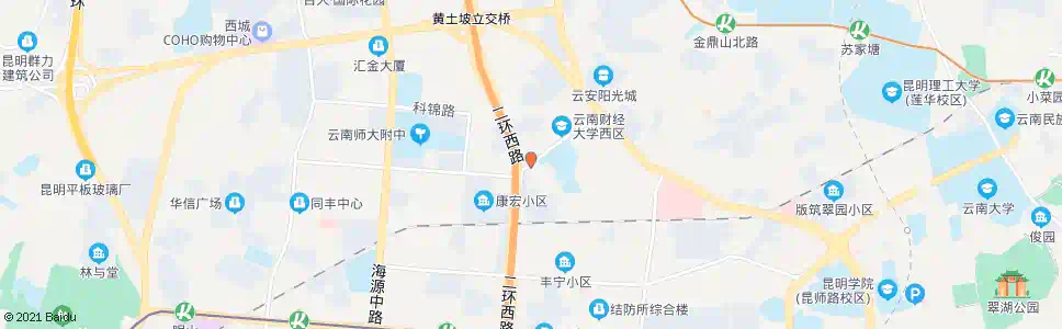 昆明省社科联(科业路)_公交站地图_昆明公交_妙搜公交查询2025