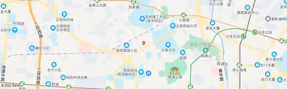 昆明第一教学楼_公交站地图_昆明公交_妙搜公交查询2025