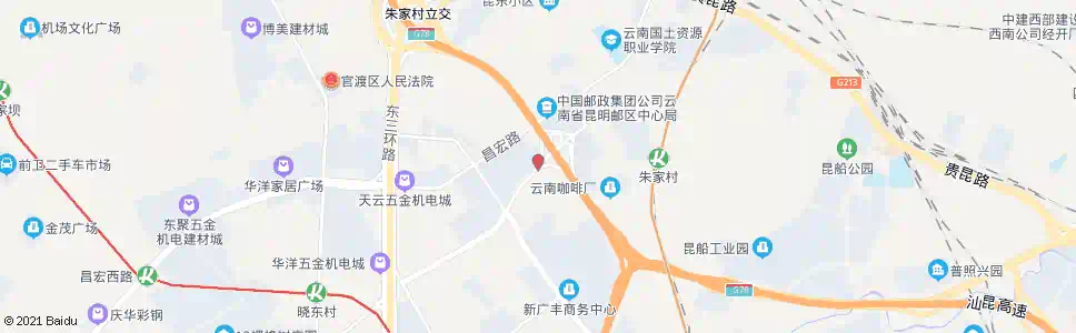 昆明云大西路_公交站地图_昆明公交_妙搜公交查询2025