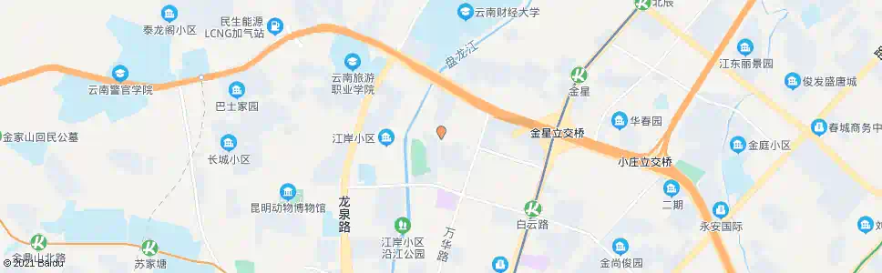 昆明长青路口(金江路)_公交站地图_昆明公交_妙搜公交查询2025