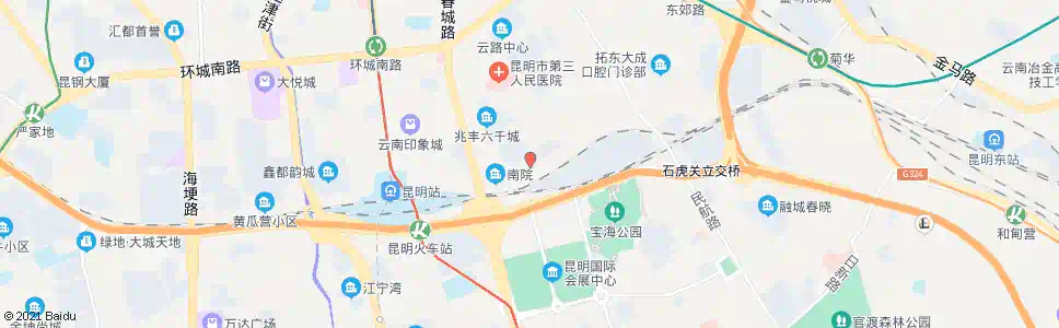 昆明长村路口长润街_公交站地图_昆明公交_妙搜公交查询2025