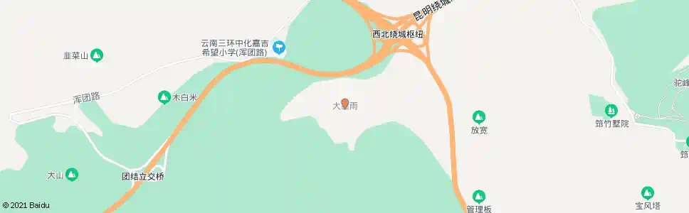 昆明大墨雨_公交站地图_昆明公交_妙搜公交查询2025