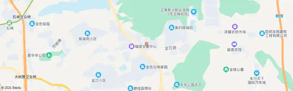 昆明东三环路口金瓦路_公交站地图_昆明公交_妙搜公交查询2025