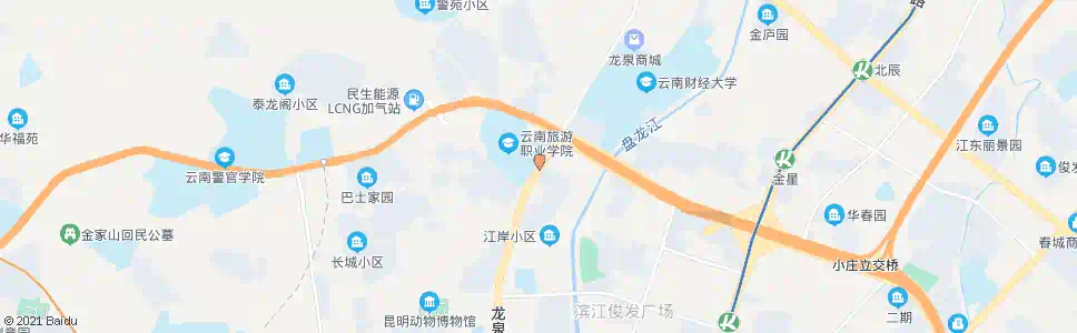 昆明上马村_公交站地图_昆明公交_妙搜公交查询2025