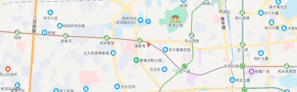 昆明大观商业城_公交站地图_昆明公交_妙搜公交查询2025