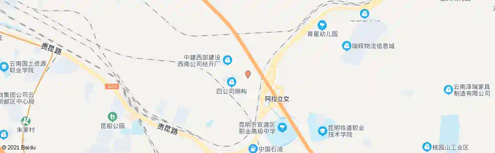 昆明大石坝村_公交站地图_昆明公交_妙搜公交查询2025