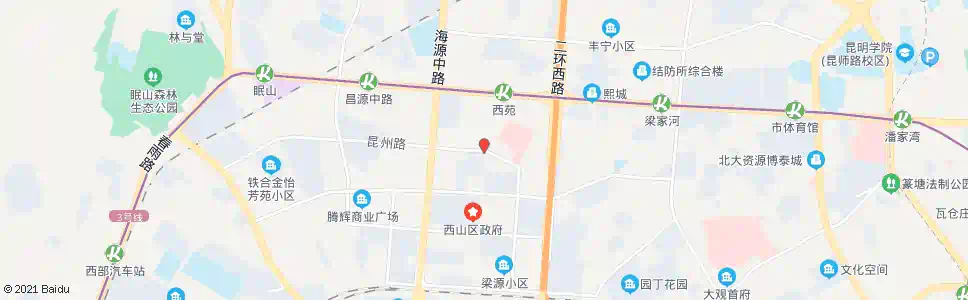 昆明秀苑路口昆州路_公交站地图_昆明公交_妙搜公交查询2025