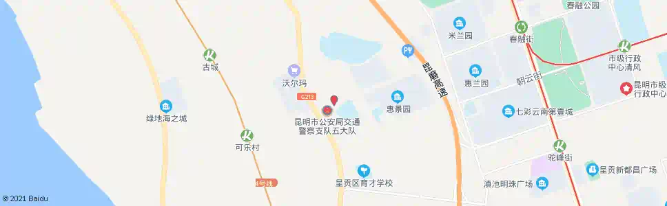 昆明下可乐村口(驼峰街)_公交站地图_昆明公交_妙搜公交查询2025