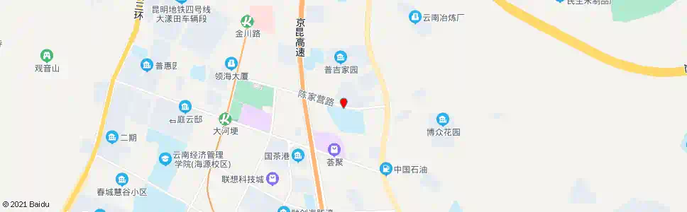 昆明小屯路口陈家营路_公交站地图_昆明公交_妙搜公交查询2025