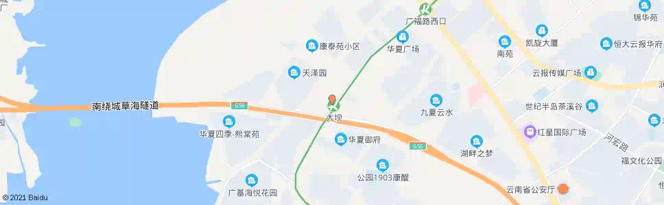 昆明河尾村(滇池路)_公交站地图_昆明公交_妙搜公交查询2025