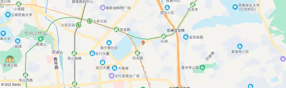 昆明新迎路口(白龙路)_公交站地图_昆明公交_妙搜公交查询2025
