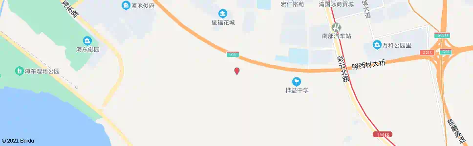 昆明云龙村口_公交站地图_昆明公交_妙搜公交查询2025