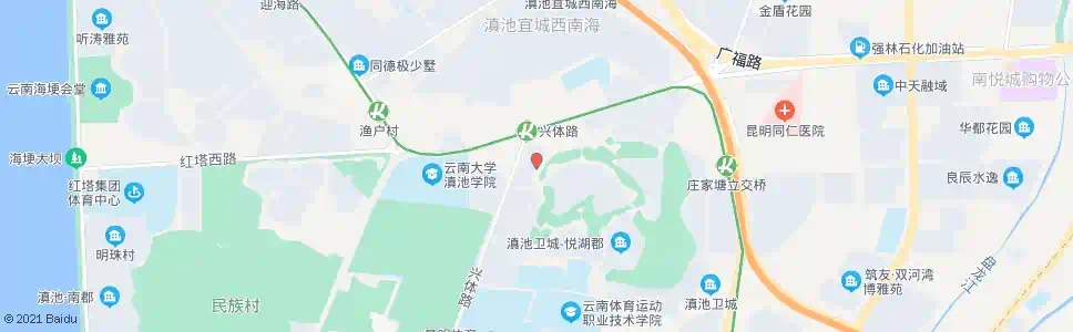 昆明万达大道_公交站地图_昆明公交_妙搜公交查询2025