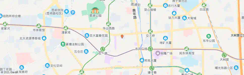 昆明象眼街_公交站地图_昆明公交_妙搜公交查询2025