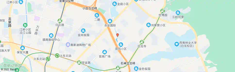昆明昙晓路口_公交站地图_昆明公交_妙搜公交查询2025