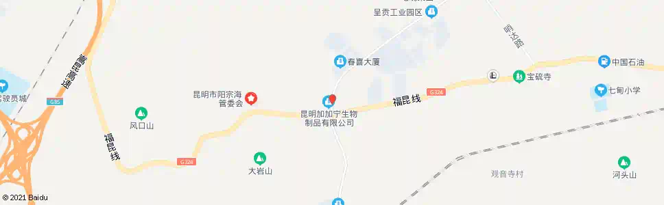 昆明小哨箐_公交站地图_昆明公交_妙搜公交查询2025