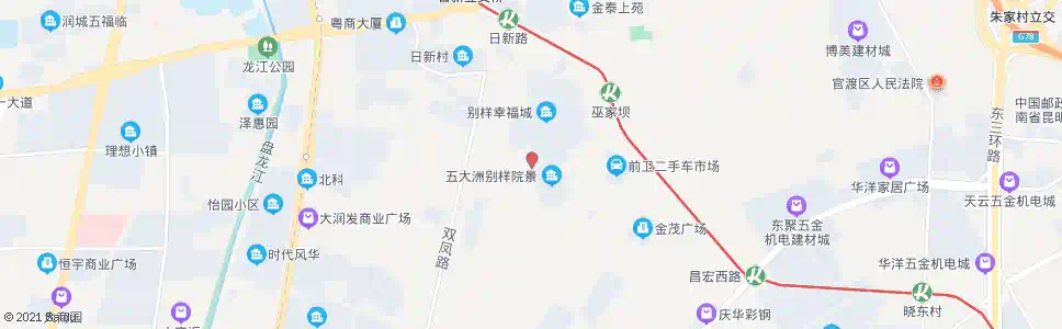 昆明中苜蓿村村口_公交站地图_昆明公交_妙搜公交查询2025