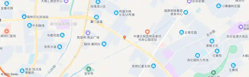 昆明海边沟_公交站地图_昆明公交_妙搜公交查询2025