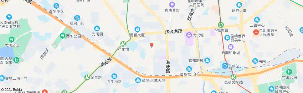 昆明永兴路口华昌路_公交站地图_昆明公交_妙搜公交查询2025