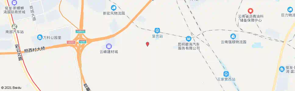 昆明对碓村_公交站地图_昆明公交_妙搜公交查询2025