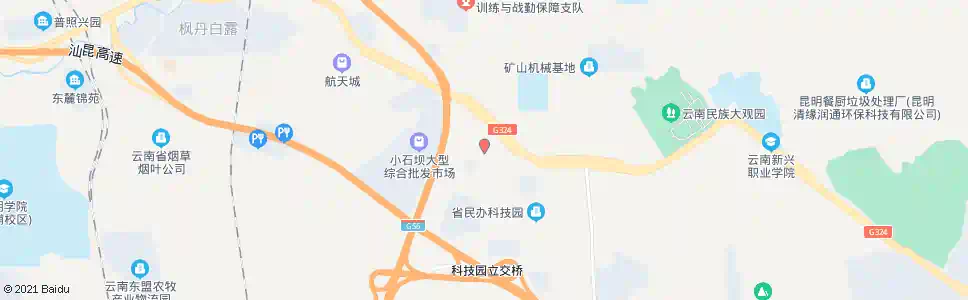 昆明大冲村(林溪路)_公交站地图_昆明公交_妙搜公交查询2025