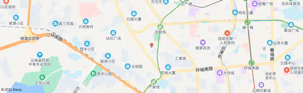 昆明安康路_公交站地图_昆明公交_妙搜公交查询2025