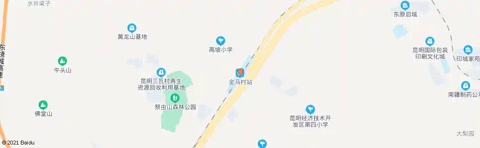 昆明马金堡_公交站地图_昆明公交_妙搜公交查询2025