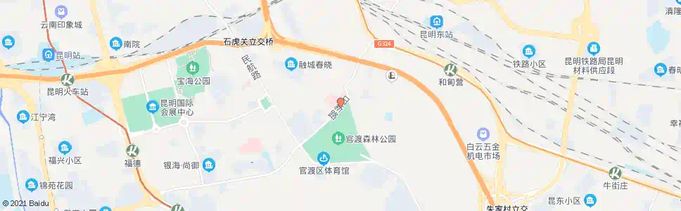 昆明官渡区医院_公交站地图_昆明公交_妙搜公交查询2025