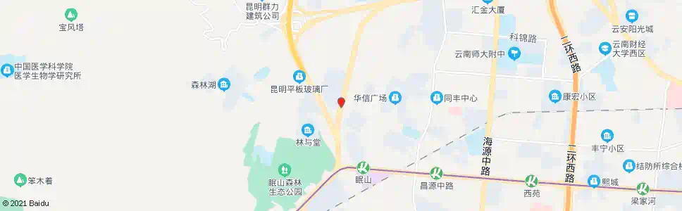 昆明昭宗路口滇缅大道_公交站地图_昆明公交_妙搜公交查询2025