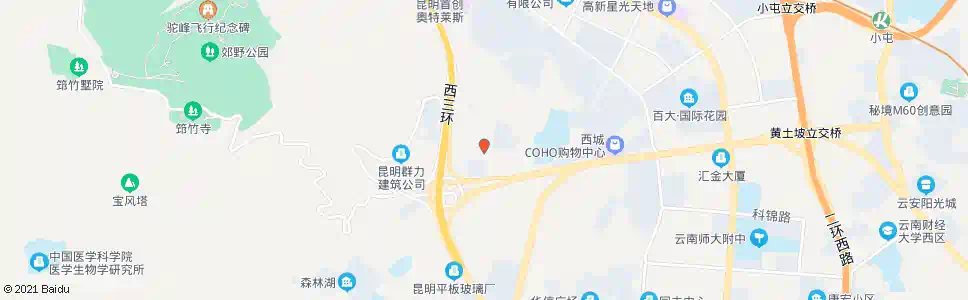 昆明班庄村口_公交站地图_昆明公交_妙搜公交查询2025