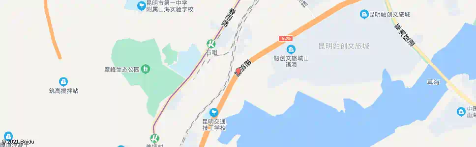 昆明省汽修一厂_公交站地图_昆明公交_妙搜公交查询2025