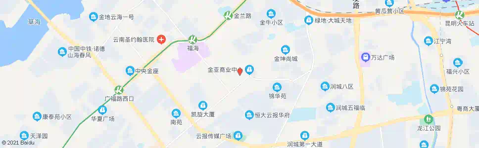 昆明亚龙小区_公交站地图_昆明公交_妙搜公交查询2025