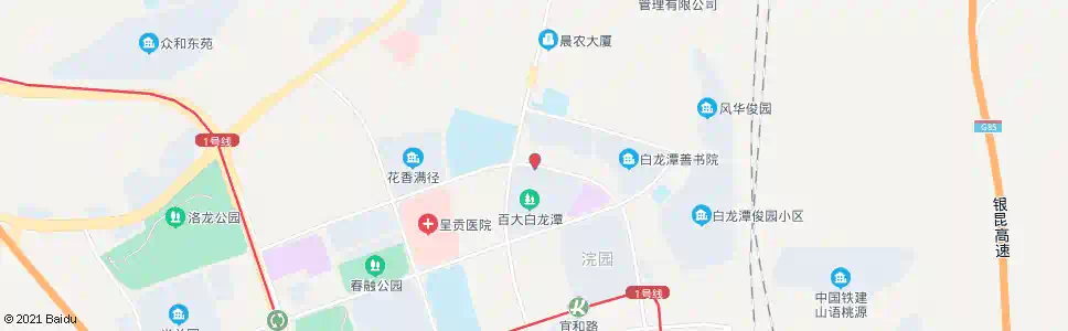昆明白龙潭紫岫苑_公交站地图_昆明公交_妙搜公交查询2025